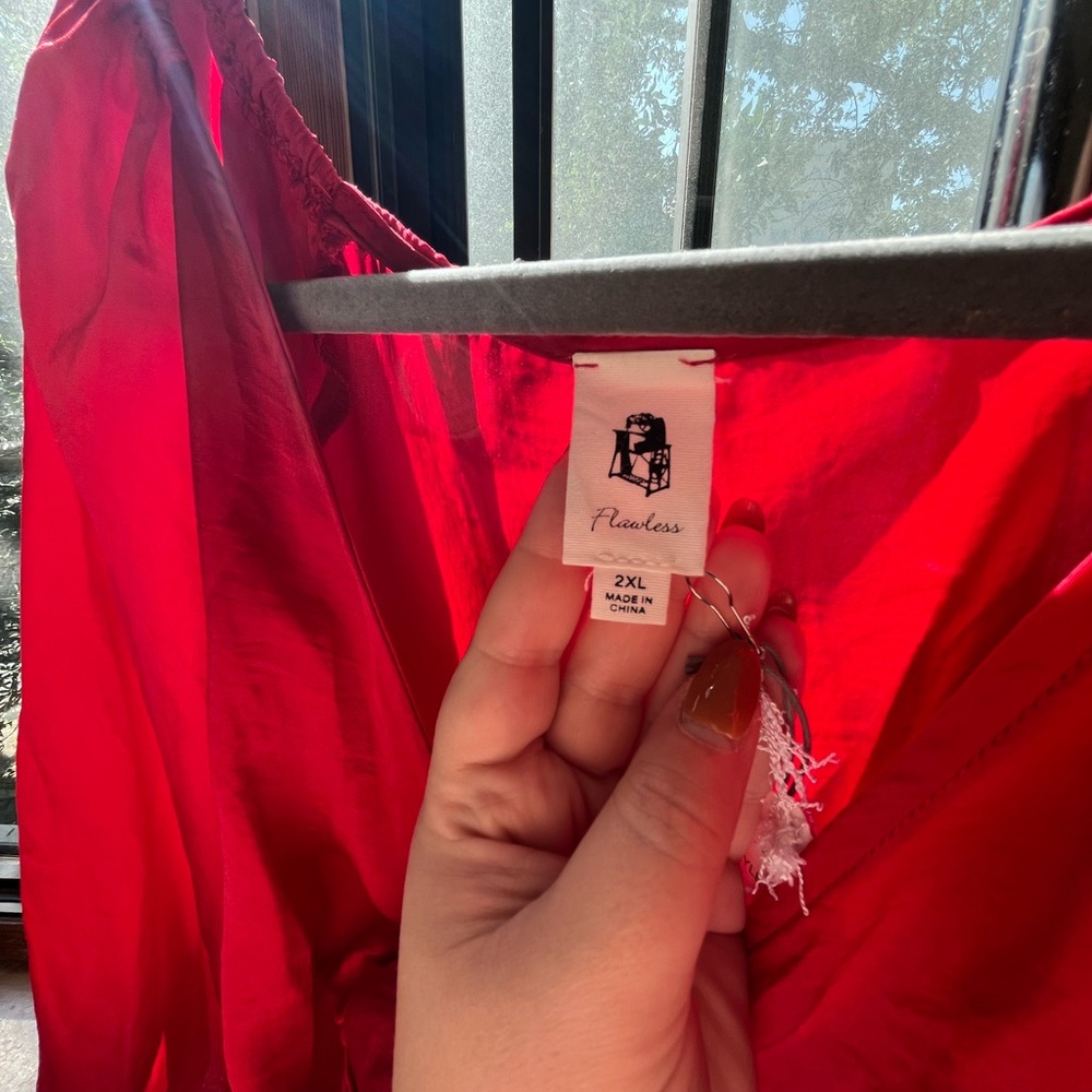 Flawless 2XL red mini dress